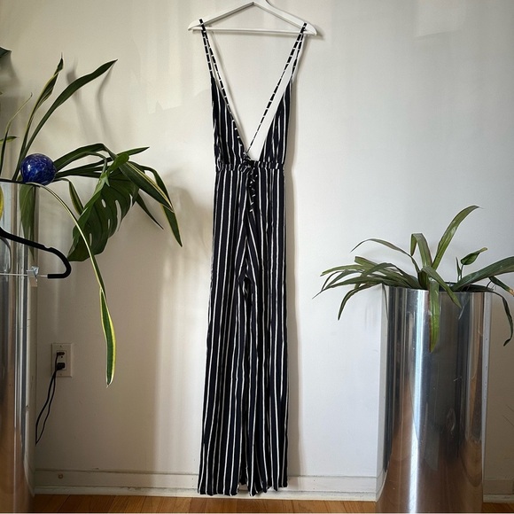 Faithful The Brand Shutterbabe Jumpsuit Tilbury Stripe Size S - Picture 5 of 7